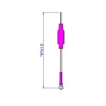All'ingrosso modello felice Dipolo linea 5.8G 47mm 60mm 70mm piccola Antenna in rame per Mobula7 1S Mobula8 Racing e telecomando